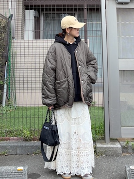 「notch.（ノッチ）のアイテム」を使った、ＫＲさん（レディース・159cm）の秋コーディネート