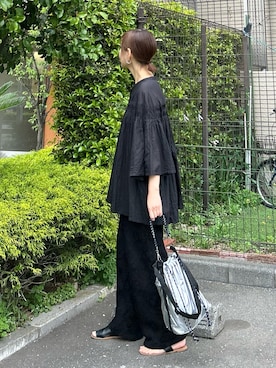 「レースパンツ」｜ＫＲさん（レディース・159cm）の夏コーディネート