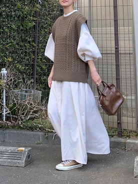 KRさん(レディース・159cm)の冬コーディネート