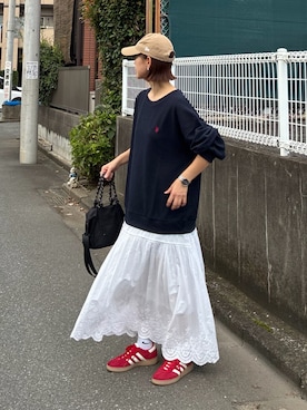 KRさん(レディース・159cm)の秋コーディネート