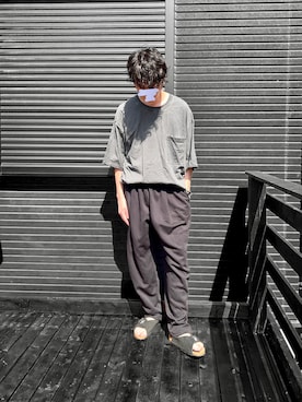 「ジーユー」｜takaさん（メンズ・170cm）の夏コーディネート