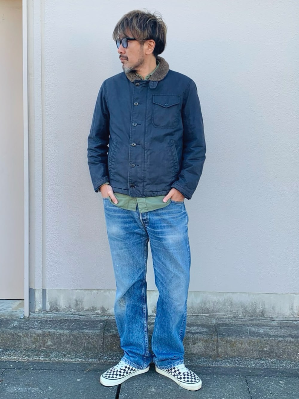 O.takahiro👖さんの（J.CREW 古着）を使ったコーディネート