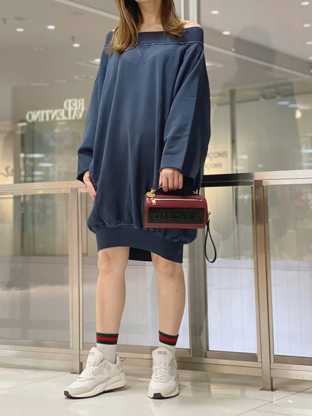 DIESEL（ディーゼル）の「レディース ワンピース ボートネック