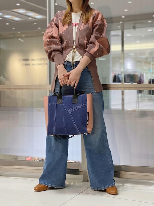 DIESEL（ディーゼル）の「レディース デニムパッチワーク トート