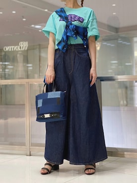 KAXXHAさん（レディース・160cm）の夏コーディネート