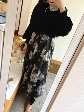 「Diosfront（ディオスフロント）のアイテム」を使った、moさん（レディース・155cm）の春コーディネート