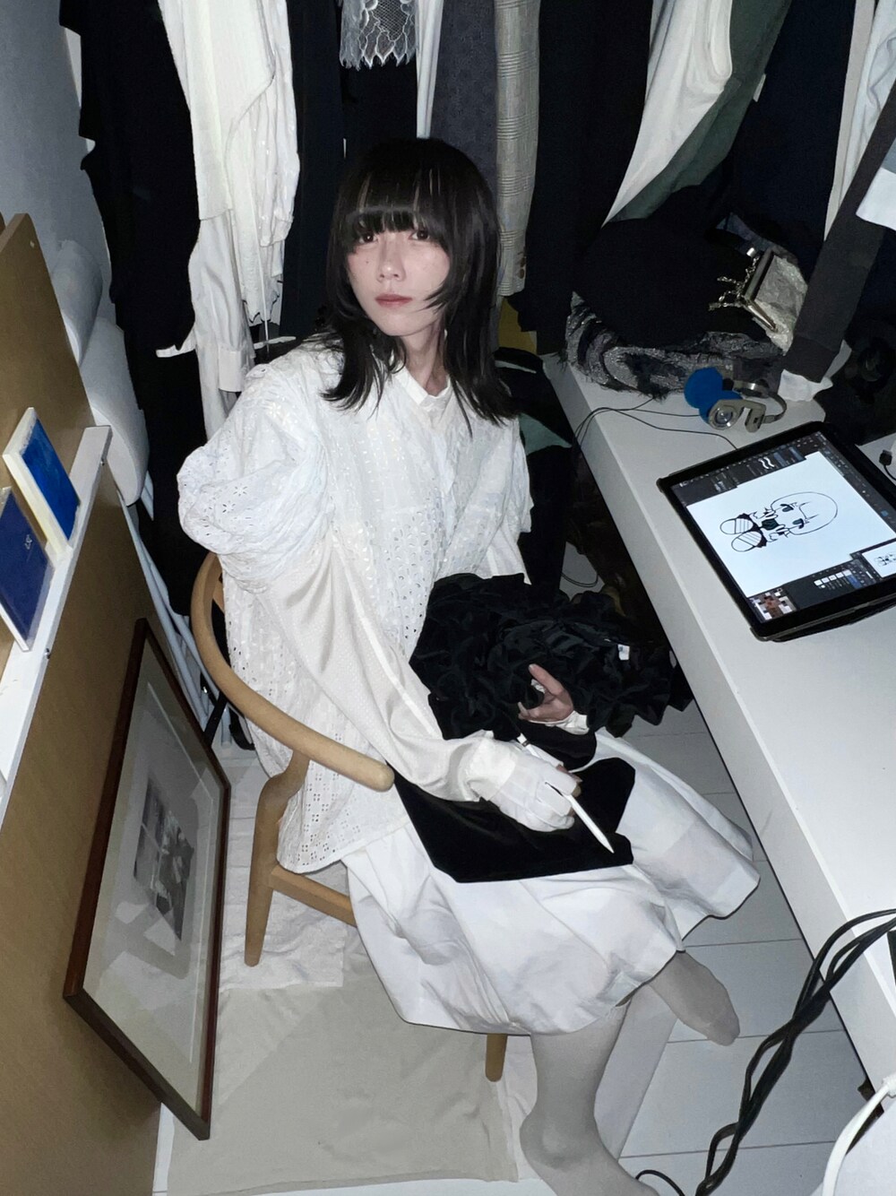 マフラーを使った「JUNYA WATANABE COMME des GARCONS」の人気