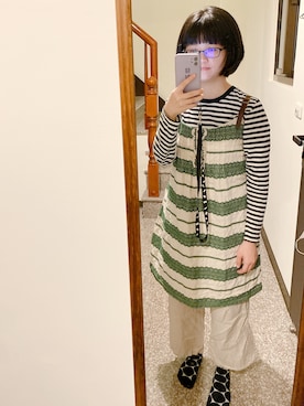 「PLAIN（プレイン）のアイテム（トップス）」を使った、Chiさん（レディース・160cm）の秋コーディネート