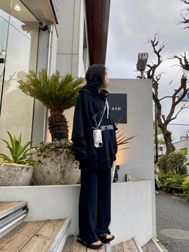 「TAKAHIROMIYASHITATheSoloIst.（タカヒロミヤシタザソロイスト）のアイテム（サンダル）」を使った、53himiさん（レディース・161cm）の春コーディネート
