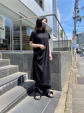 「KMRii（ケムリ）のアイテム（ワンピース/ドレス）」を使った、53himiさん（レディース・161cm）の春コーディネート
