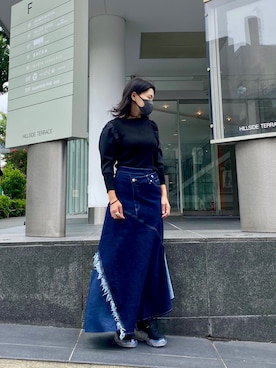「grounds（グラウンズ）のアイテム（シューズ）」を使った、53himiさん（レディース・161cm）の夏コーディネート