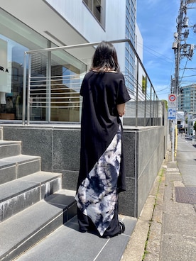「KMRii（ケムリ）のアイテム（ワンピース/ドレス）」を使った、53himiさん（レディース・161cm）の春コーディネート