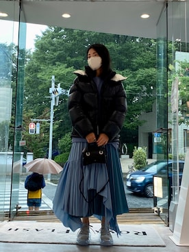 「grounds（グラウンズ）のアイテム（シューズ）」を使った、53himiさん（レディース・161cm）の夏コーディネート
