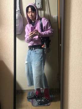 「アイテム（その他シューズ）」を使った、団長さん（メンズ・160cm）の秋コーディネート