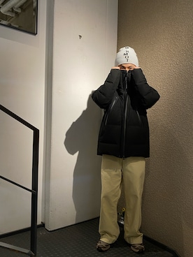 「アイテム（ジャケット/アウター）」を使った、森本さん（メンズ・160cm）の秋コーディネート