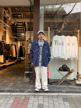 森本さん（メンズ・160cm）の冬コーディネート