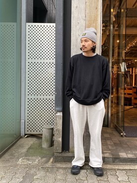 森本さん（メンズ・160cm）の秋コーディネート