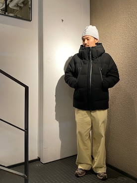 「アイテム（ジャケット/アウター）」を使った、森本さん（メンズ・160cm）の秋コーディネート