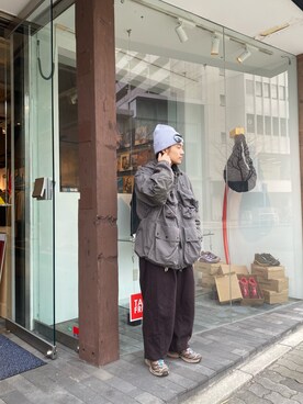 「yoke」｜森本さん（メンズ・160cm）の冬コーディネート