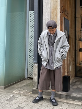 森本さん（メンズ・160cm）の秋コーディネート