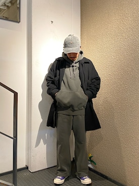 森本さん(メンズ・160cm)の冬コーディネート