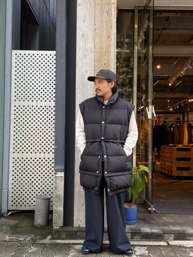 森本さん（メンズ・160cm）の秋コーディネート