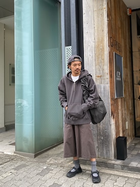 森本さん（メンズ・160cm）の秋コーディネート