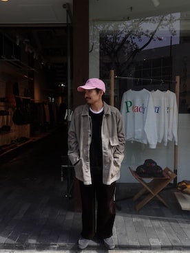 森本さん（メンズ・160cm）の春コーディネート