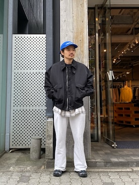 「yoke」｜森本さん（メンズ・160cm）の春コーディネート