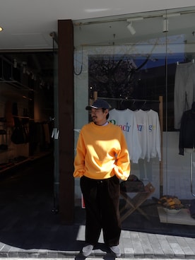 森本さん（メンズ・160cm）の春コーディネート