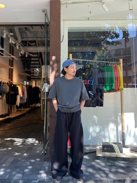森本さん(メンズ・160cm)の夏コーディネート