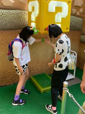 「ARCH & LINE（アーチアンドライン）のアイテム」を使った、kankitsu🍊さん（キッズ・144cm）の夏コーディネート