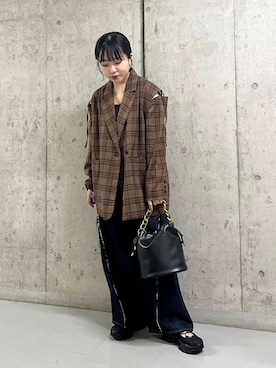 わたさん（レディース・156cm）の秋コーディネート