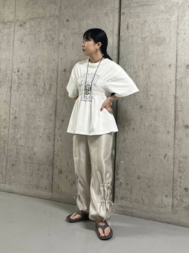 わたさん（レディース・156cm）の夏コーディネート