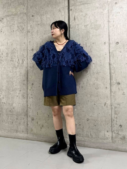 セール】ジャガードフリンジカーディガン（カーディガン/ボレロ）｜KBF