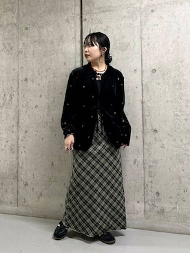 「秋服」｜「アイテム（その他アウター）」を使った、わたさん（レディース・156cm）の秋コーディネート