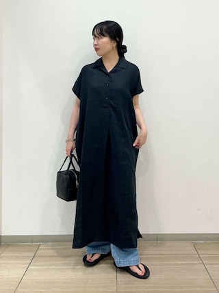 かぐれ（カグレ）の「『2サイズ展開』リネンフレンチシャツ