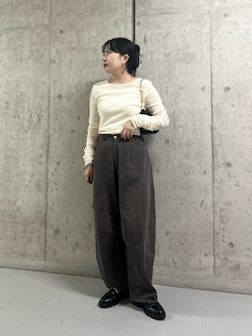 「ハロウィン」｜「アイテム（パンツ）」を使った、わたさん（レディース・156cm）の秋コーディネート