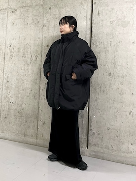 「アイテム（ダウンジャケット/コート）」を使った、わたさん（レディース・156cm）の秋コーディネート