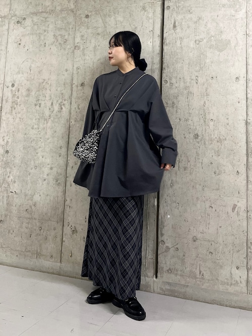 セール】ウエストタックロングシャツ（シャツ/ブラウス）｜KBF