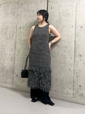 「SMELLY（スメリー）のアイテム」を使った、わたさん（レディース・156cm）の夏コーディネート
