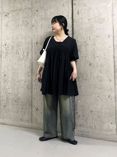 『2サイズ展開』ドローストリングデニム