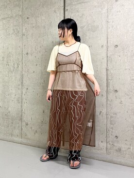 わたさん（レディース・156cm）の夏コーディネート