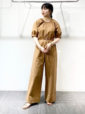 「KBF+」｜「アイテム（オールインワン・サロペット）」を使った、わたさん（レディース・156cm）の夏コーディネート