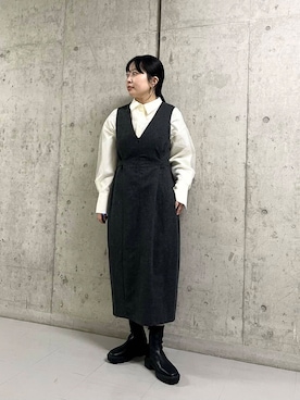 わたさん（レディース・156cm）の冬コーディネート