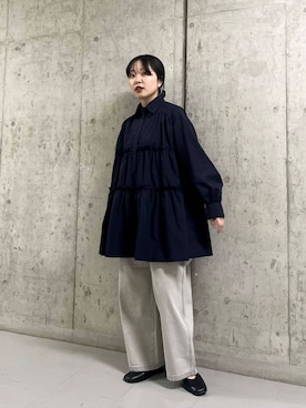 「着まわしコーデ」｜わたさん（レディース・156cm）の冬コーディネート