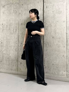 「SMELLY（スメリー）のアイテム（アクセサリー）」を使った、わたさん（レディース・156cm）の夏コーディネート