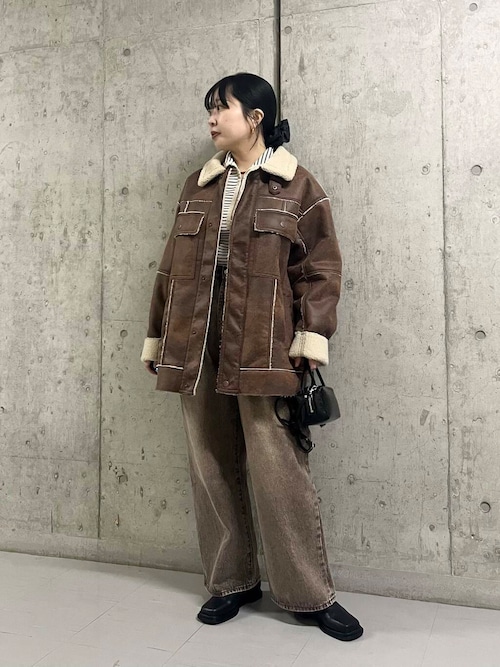 セール】オーバーサイズボアジャケット（その他アウター）｜KBF