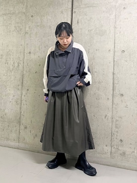 「秋服」｜「アイテム（その他アウター）」を使った、わたさん（レディース・156cm）の秋コーディネート