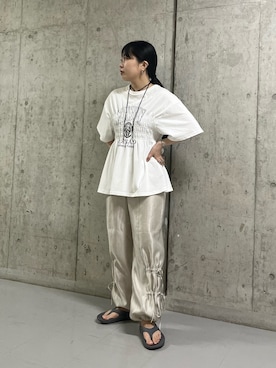 わたさん（レディース・156cm）の夏コーディネート